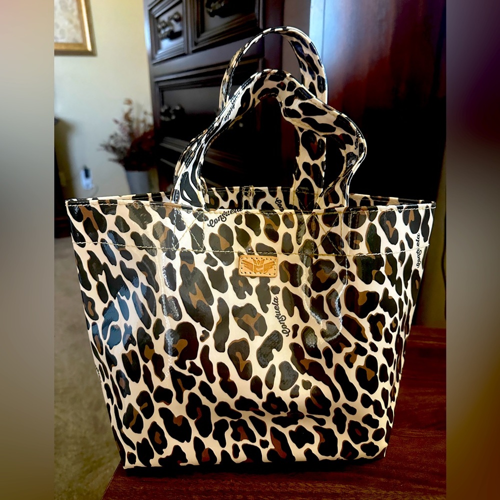 Grab n Go Consuela mini leopard print bag